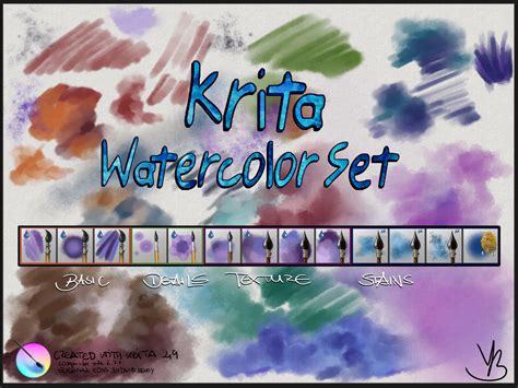 Krita Watercolor Set v1.01 by GrindGod on DeviantArt