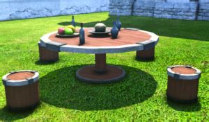 Riviera Garden Table Set - Gamer Escape's Final Fantasy XIV (FFXIV, FF14) wiki