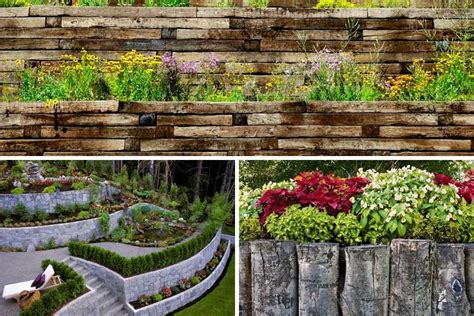 Garden And Backyard Retaining Wall Ideas And Terraced Gardens | atelier ...