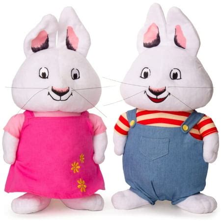 Max & Ruby Plush Toys - Two Pack of Both characters - 12 Inches - collectible Plush Stuffed Toy ...