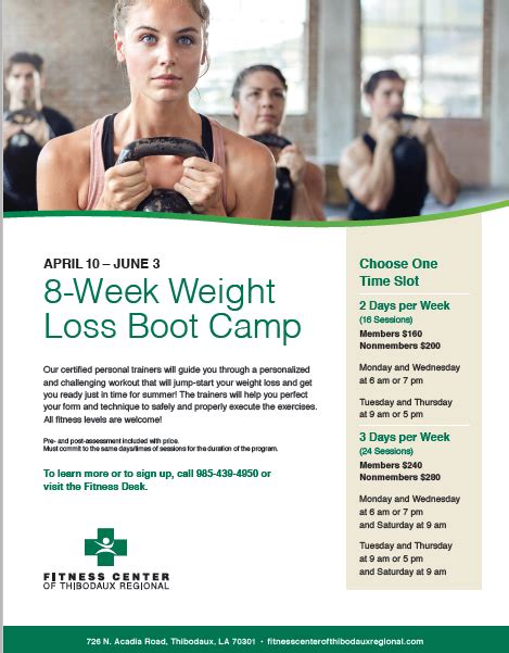 6 Week Weight Loss Boot Camp - conposts