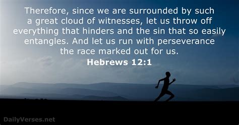 Hebrews 12:1 - Bible verse - DailyVerses.net