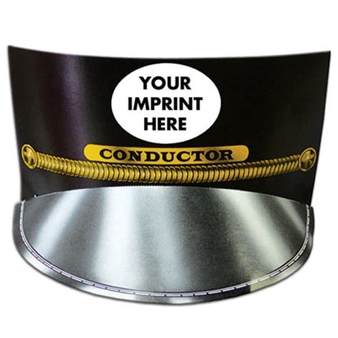 Conductor Hat with Elastic Band - Item #A6 - ImprintItems.com Custom Printed Promotional Products