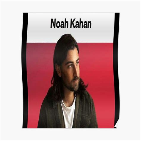 "Noah Kahan " Poster for Sale by IngeniusRetro | Redbubble