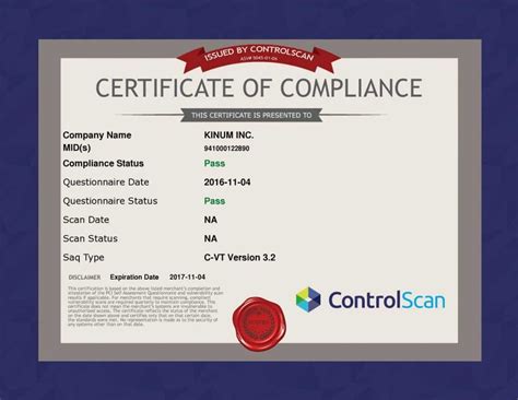 Kinum Maintains PCI Certification - Kinum