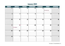 2021 Google Docs Calendar Templates - CalendarLabs