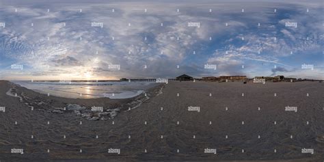 360° view of Tybee Island sunrise - Alamy