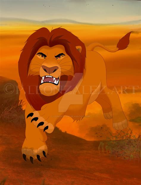 Angry Mufasa by LeonzalezArt on DeviantArt