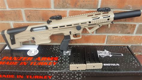 20/20 Precision Panzer Arms AR 15 Shotgun BP-12 Tan Bullpup Semi-Auto Tactical Shotgun 12 ga.NIB ...