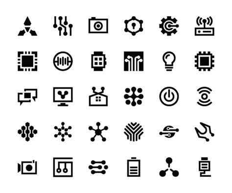 Technology Symbols Free Vectors - Frebers