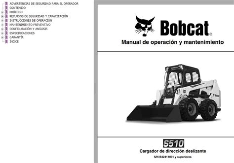 Bobcat S510 Operation Maintenance Manual PDF