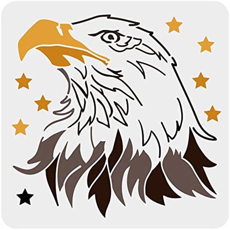 Eagle Stencil for Painting Reusable Bald Eagle Stencil DIY Craft Eagle ...