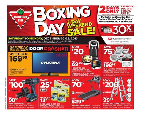 Canadian Tire Canada Ontario (ON) Boxing Day 2015 Flyer December 26 to ...