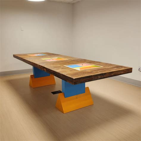 Custom Reclaimed Wood Conference Table/ Meeting Table for School ...