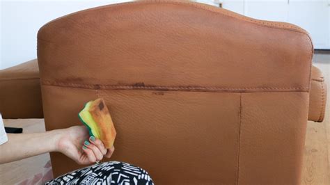 How to paint your microfiber couch to look like real leather! | Lily Ardor - Fabric Paint