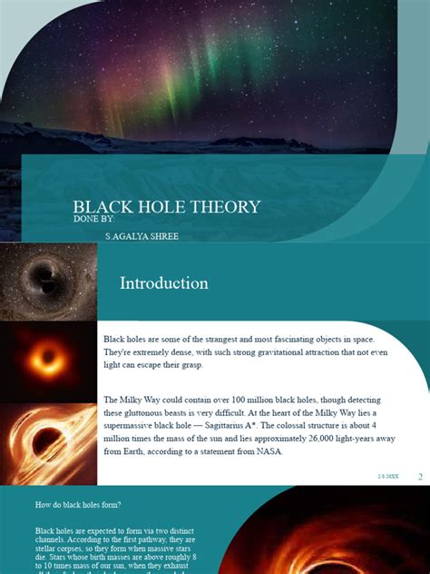 Black Hole Theory | PDF