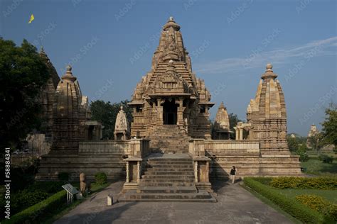 Lakshamana Temple in Khajuraho Stock Photo | Adobe Stock