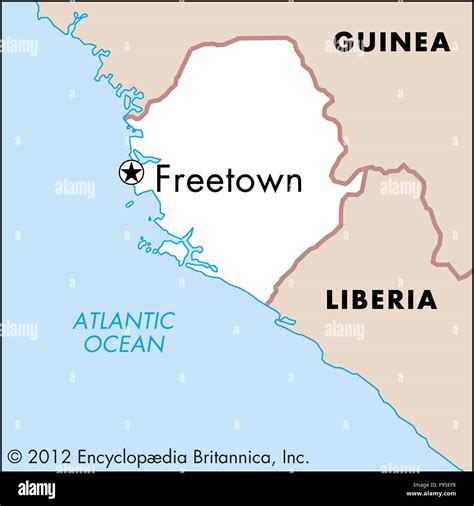 Map Of Freetown Sierra Leone - Black Sea Map