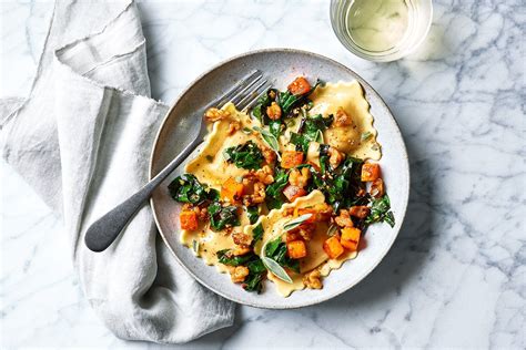 Ravioli with Butternut Squash, Walnuts and Chard - California Walnuts | Recipe | Ravioli ...