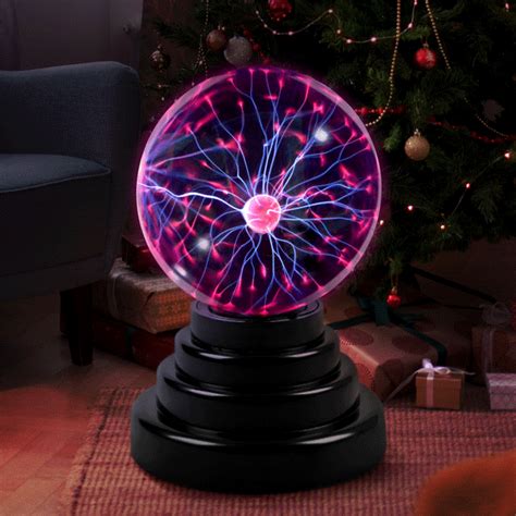 Jergo Plasma Ball Orb, 3"Plasma Ball Plasma Globe for Kids Thunder ...