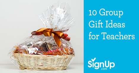 Teacher Appreciation Group Gift Ideas | SignUp.com