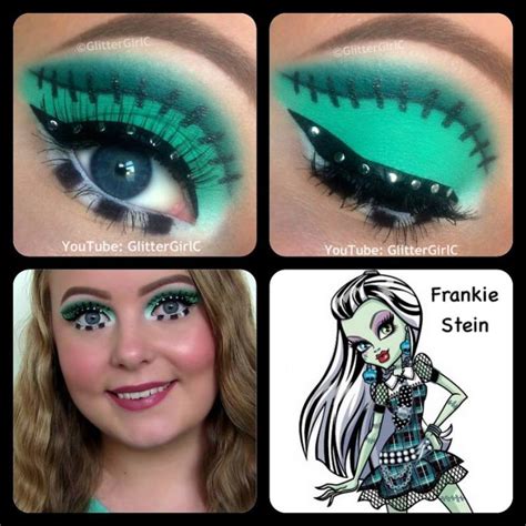 Monster High Frankie Stein Makeup | GlitterGirlC