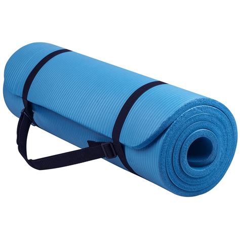 Everyday Essentials All-Purpose 1/2-Inch High Density Foam Exercise Yoga Mat Anti-Tear with ...