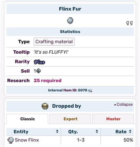 please help, ive killed over 150 flinx and not a single flinx fur, why wont it drop!?!? : r/Terraria