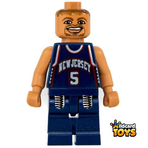 Lego Sports Basketball NBA Jason Kidd, New Jersey Nets #5 Minifigure ...