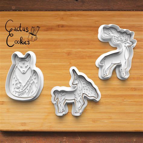 3D file magic animals Cookie Cutter set・3D print object to download・Cults