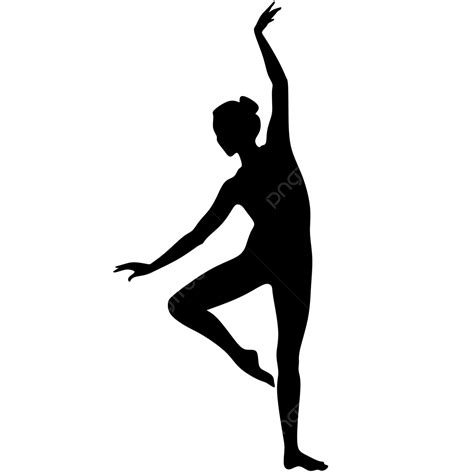 Ballet Dancing Girl Silhouette PNG Free, Girl Dancing Silhouette, Silhouette, Ballerina, Dancing ...