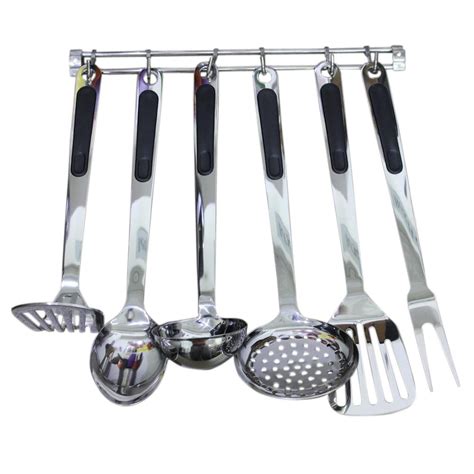 BergHOFF CooknCo Ergo Stainless Steel Kitchen Utensil Set (Set of 7)-2800850 - The Home Depot