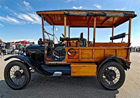 The First Woodie. No Beach Boys and surf boards when this beautiful 1925 Model T Ford first ran ...