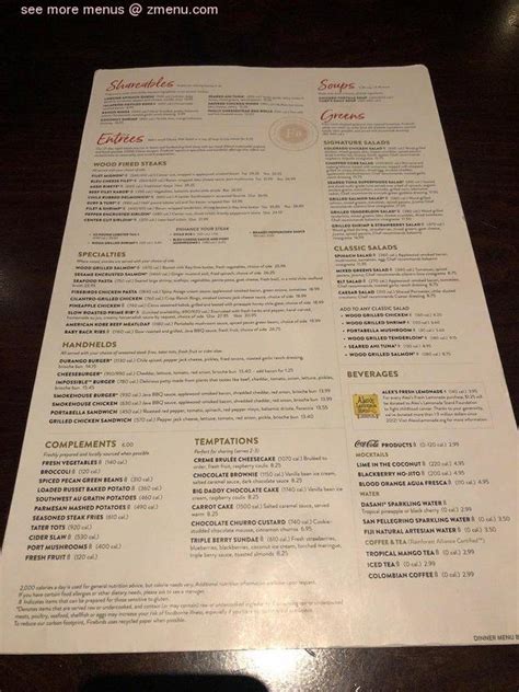 Online Menu of Firebirds Restaurant, Cranberry Township, Pennsylvania, 16066 - Zmenu