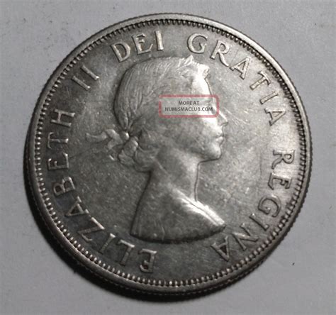 1957 50 Cent Silver Canada Coin