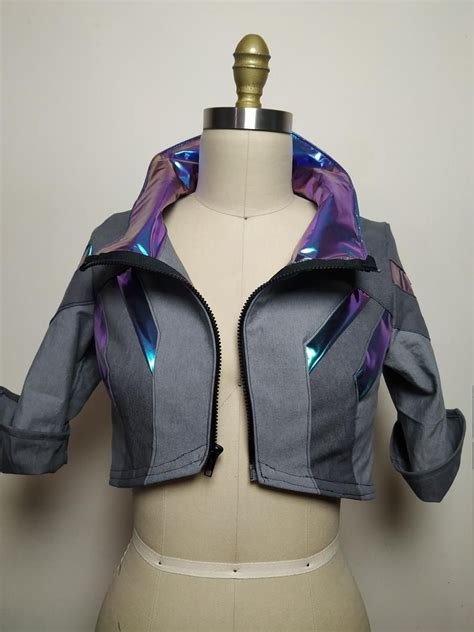 Cyberpunk Cropped Jacket Sewing Pattern Streetwear, Cosplay, LARP ...