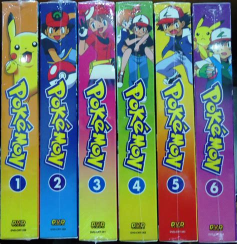 DVD ANIME POKEMON Season 1-5 Vol.1-275End Indigo Johto Master Quest ...