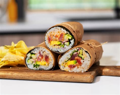 Spicy Tuna Sushi Burrito Recipe | SideChef