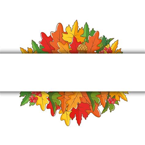 Autumn leaves banner with space for text 1312245 Vector Art at Vecteezy