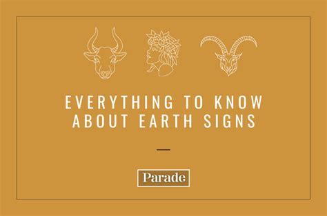 Earth Signs Explained—All About the Zodiac Element - Parade