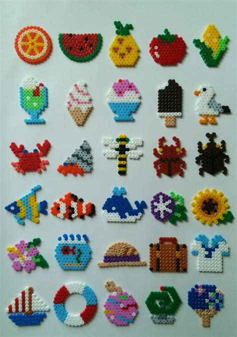 Image result for melty bead patterns for chili peppers | Easy perler ...