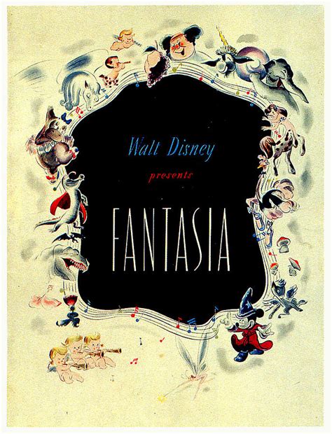 ''Fantasia'' movie poster 1940 Mixed Media by Stars on Art - Pixels