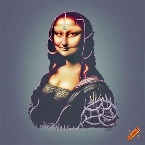 Famous painting of mona lisa