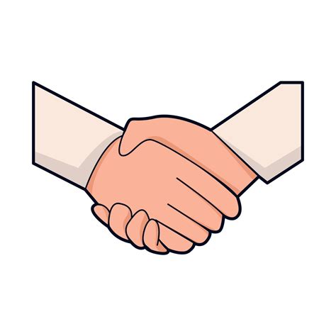 shake hands, vector illustration 21084156 Vector Art at Vecteezy