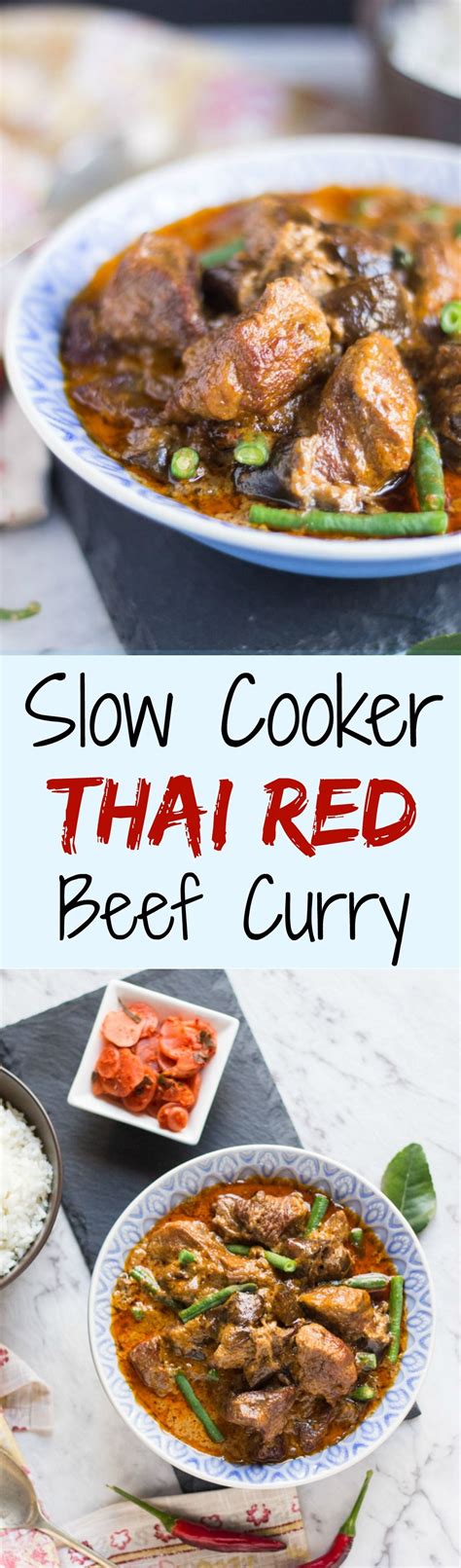 Slow Cooker Thai Red Beef Curry With Freezing Tips | Recipe | Slow cooker recipes, Recipes, Meals