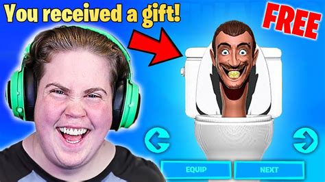 Gifting Him *NEW* Skibidi Toilet Skin in Fortnite! - YouTube