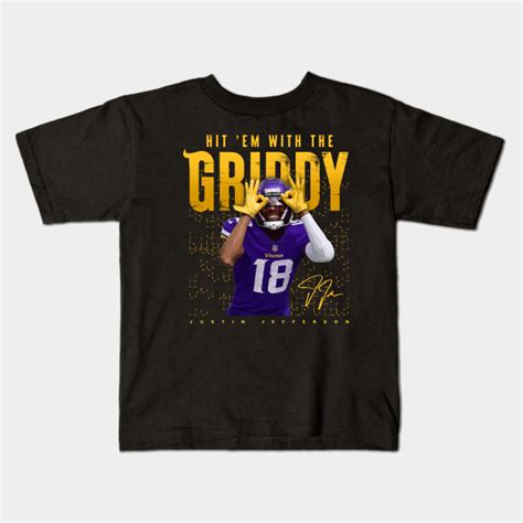 Justin Jefferson Griddy - Justin Jefferson Minnesota Vikings - Kids T ...