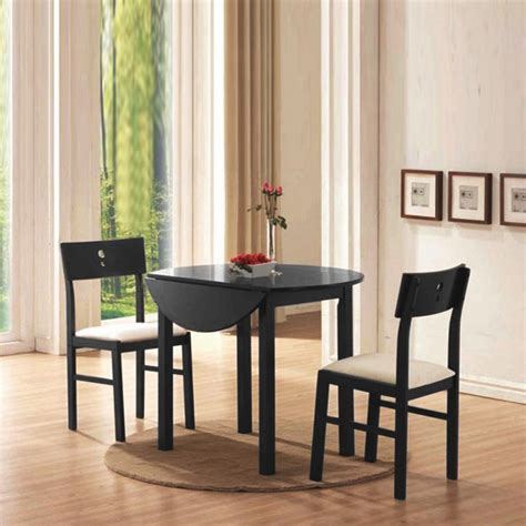 Furinno Solid Wood 3 Piece Dining Set - FKCD075-3 Kitchen Furniture ...