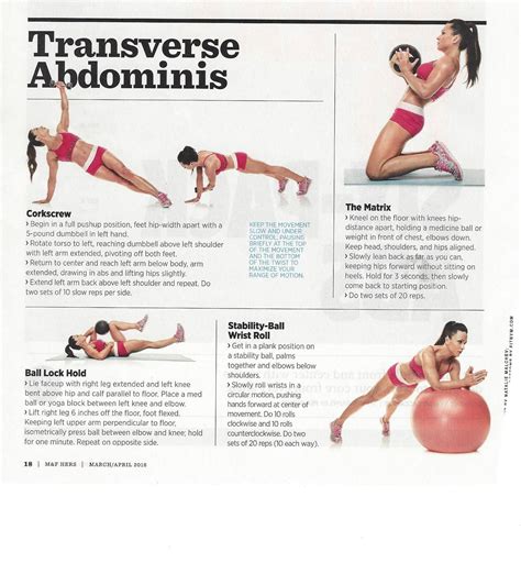 Transverse Abdominis moves from IFBB pro fitness competitor Oksana ...