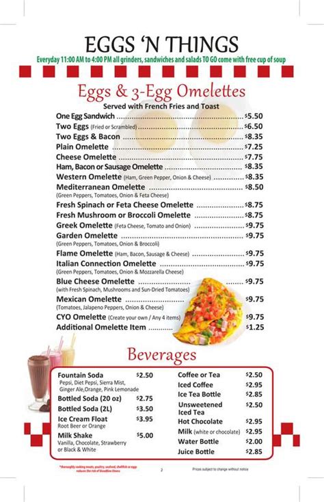 Newtown Pizza Palace menu in Newtown, Connecticut, USA